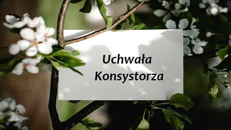 Read more about the article Ważna uchwała Konsystorza